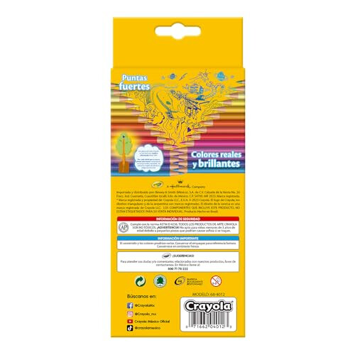 Crayola Crayola Buntstifte 7 Zoll extra lang 2