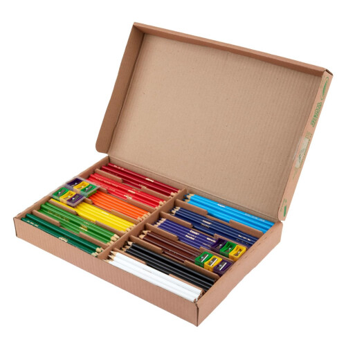 Crayola Crayola Χρωματιστά Μολύβια Classpack (240τμχ), Απαραίτητα για Δασκάλους, Χονδρική Προμήθεια 2
