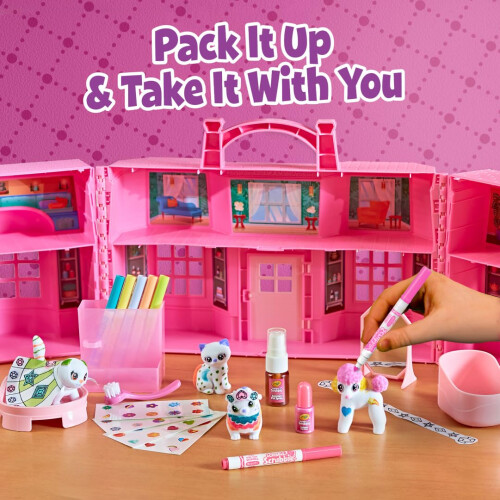 Crayola Crayola Scribble Scrubbie Pets Super Salon, Χρώμα, Πίνακας & Παιχνίδι Πλυσίματος 2
