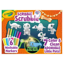 Crayola Scribble Scrubbie Pets -dinosaurus hohtava yhdistelm  pakkaus dinosaurusleluja lapsille, ik   3, 4, 5, 6