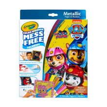 Crayola Paw Patrol Color Wonder Metallic Mess Free Coloring Set Gift for Kids 3 4 5 6