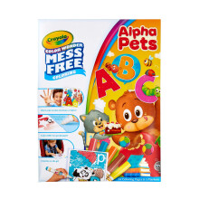 Crayola Color Wonder Alpha Pets, Mess Vrij Kleurplezier voor Peuters, Kleurplaten, Cadeau, Leeftijd 3-5