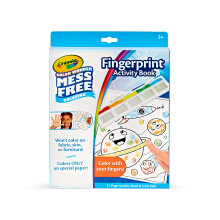 Crayola Color Wonder Mess Ilmainen sormenj  lkimaalausaktiviteettisetti Sormimaalaus Vaihtoehtoinen v  rityskirja taaperoille 3+