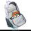 Adidas adidas Creator 2 Rucksack Icon Brand Love Wei   /Flash Aqua Blau/Hellviolett Einheitsgr      e 2