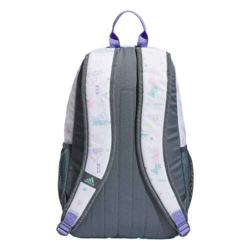Adidas adidas Creator 2 Rucksack Icon Brand Love Wei   /Flash Aqua Blau/Hellviolett Einheitsgr      e 2