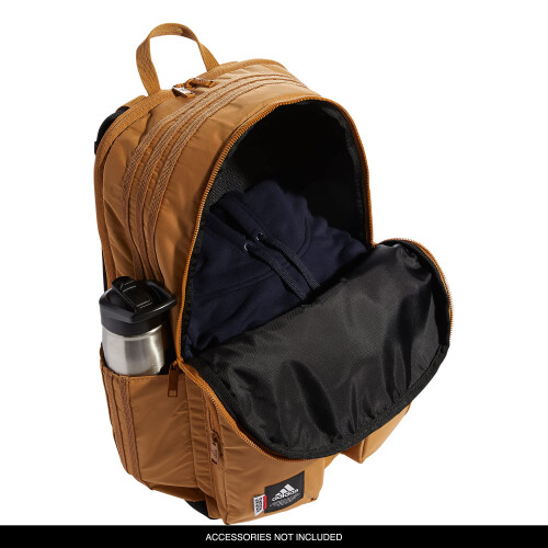 Adidas adidas Iconic 3 Stripe Backpack  Mesa Brown/Black  One Size 1