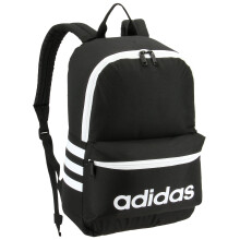adidas Classic 3S Backpack for Boys and Girls Black/White One Size
