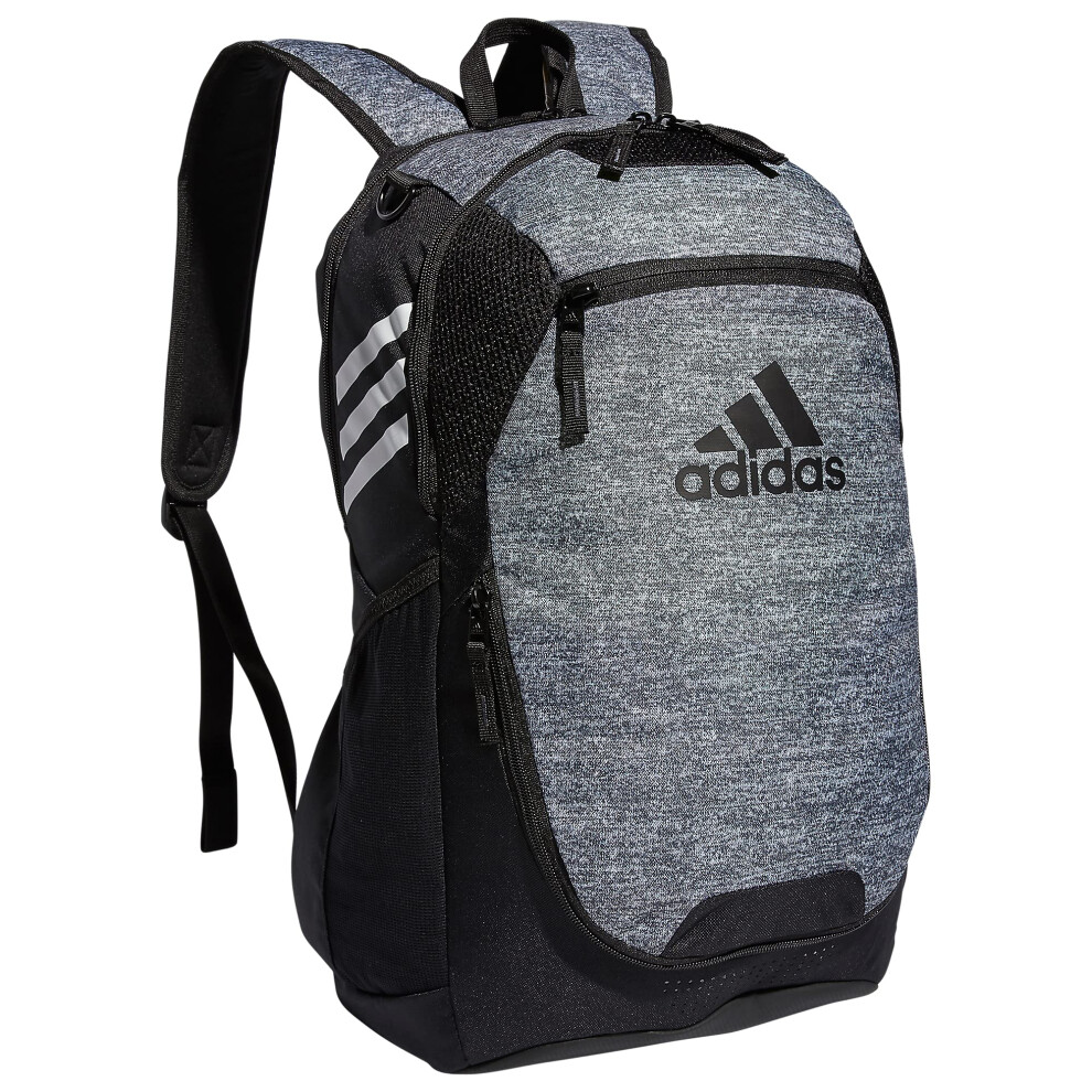 adidas Stadium Team Sports Backpack for Men and Women (36l) Durable Athletic Laptop Bag  Jersey Onix Grey/3.0  One Size