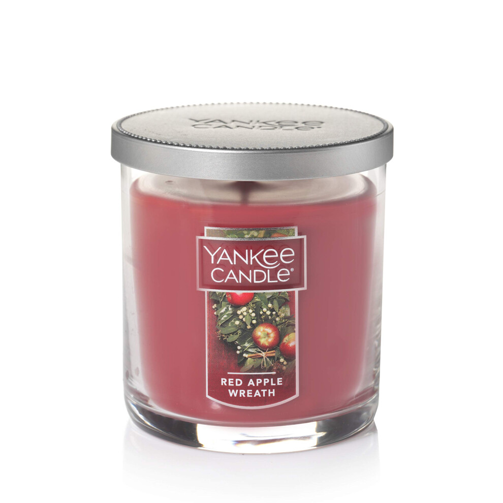 Yankee Candle Red Apple Wreath Scented  Classic 7oz Small Tumbler Single Wick Candle  Over 35 Hours of Burn Time-image-OPC-PGRTNYG-NEW
