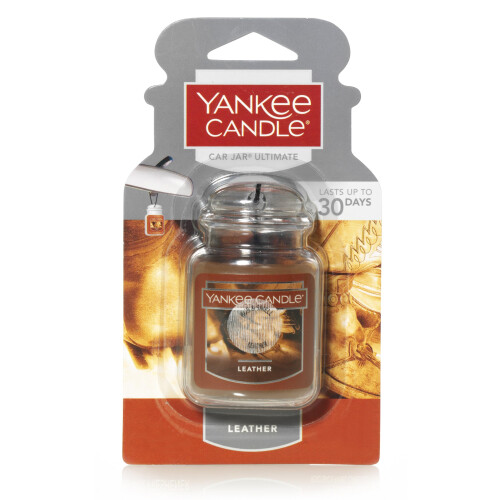 Yankee Candle Yankee Candle Αεροφρέσκο Αυτοκινήτου, Ultimate Leather, Εξουδετερώνει Οσμές έως 30 Ημέρες, Καφέ 1