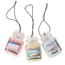 Yankee Candle Auto Luchtverfrissers Hangende Autopot Ultiem 3-pack Neutraliseert geuren tot 30 dagen Inclusief: 1 strandwandeling 1 Pink Sands en 1 S