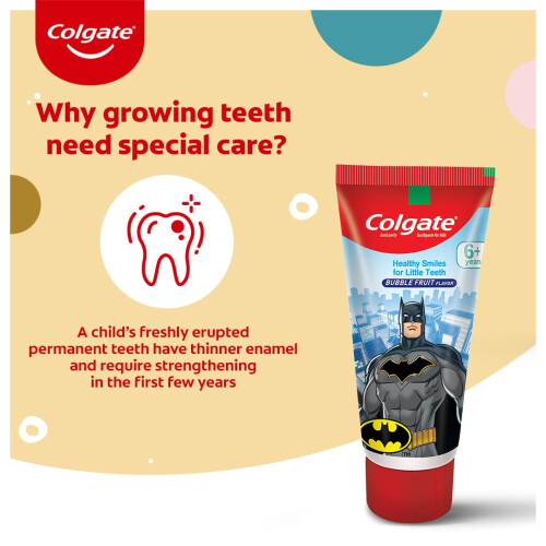 Colgate Colgate Kids Batman phosphorescent - 80 g 2