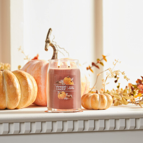 Yankee Candle Yankee Candle Άρωμα Κολοκύθα, Μεγάλο Βαζάκι 20oz, 2-Φιτίλια, 60+ Ώρες Καύσης 2