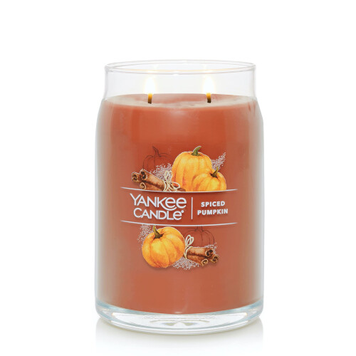 Yankee Candle Yankee Candle Άρωμα Κολοκύθα, Μεγάλο Βαζάκι 20oz, 2-Φιτίλια, 60+ Ώρες Καύσης 1