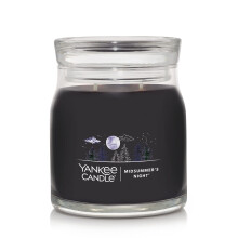 Yankee Candle MidSummer's Night Scented Signature 13oz Medium Jar 2-Wick Candle Over 35 Hours of Burn Time