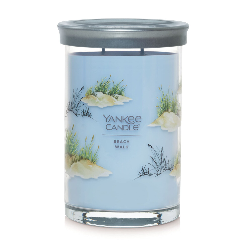 Yankee Candle Beach Walk Scented  Signature 20oz Large Tumbler 2-Wick Candle  Over 60 Hours of Burn Time