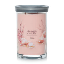 Lumnare Yankee nisipuri roz Signat Semnatura de 20 oz Tumbler mare cu 2 wick lumnare peste 60 de ore de ardere