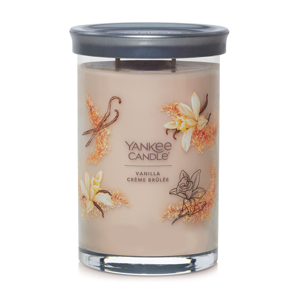 Photos - Air Freshener Yankee Candle Vanilla Crme Brl?e Scented Signature 20oz Large Tumbler 2-Wick Candle Over 60 Hours of Burn Time Ideal for Dec