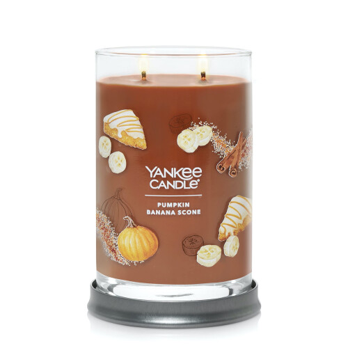 Yankee Candle Yankee Candle Άρωμα Κολοκύθα Μπανανόσκονα, Υπογραφή 20oz Μεγάλο Κερί 2-Φωτιάς 1