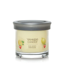 Yankee Candle Iced Berry Lemonade Aromatizada, Vela Tumbler 4.3oz, Mais de 20 Horas de Queima