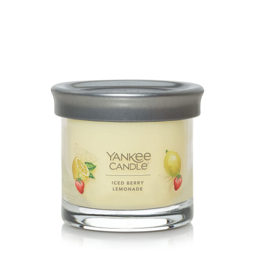 Yankee Candle Yankee Candle Ιced Berry Lemonade, Υπογραφή 4.3oz Μικρό Κερί Μονής Φλόγας