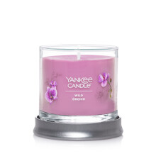 Yankee Candle Wild Orchid Semnatura parfumata de 4,3 oz Lumnare de fitilica mica, peste 20 de ore de ardere