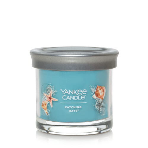 Yankee Candle Yankee Candle Catching Rays Αρωματικό, Signature 4.3oz Μικρό Κερί με Μονή Κεχριμπάρι, 20+ ώρες καύσης 2