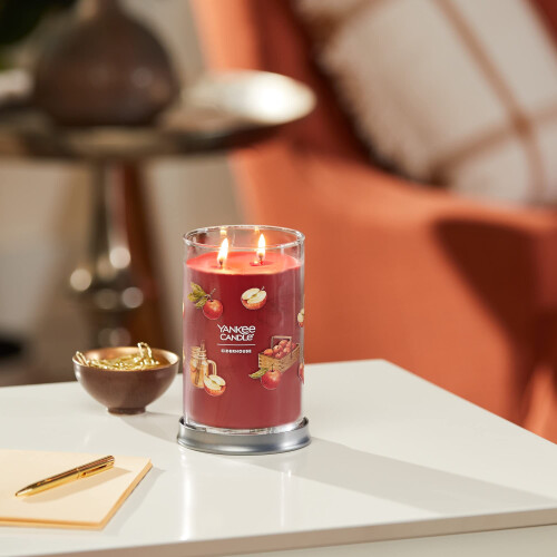 Yankee Candle Yankee Candle Ciderhouse Άρωμα, Υπογραφή 20oz Μεγάλο Κερί 2-Φίλτρων, Πάνω από 60 Ώρες Καύσης 2