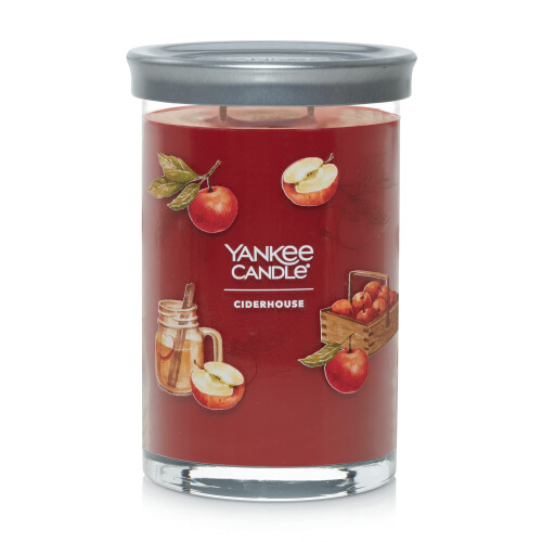 Yankee Candle Yankee Candle Ciderhouse Άρωμα, Υπογραφή 20oz Μεγάλο Κερί 2-Φίλτρων, Πάνω από 60 Ώρες Καύσης 1