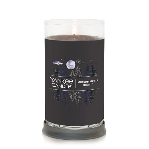 Yankee Candle Yankee Candle MidSummer's Night Μεσαίο Κερί Πυλώνας, 14.25oz, Μαύρο 1