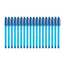 Paper Mate InkJoy 100ST Balpen, Medium Punt, Blauw Inkt, 18 Stuks