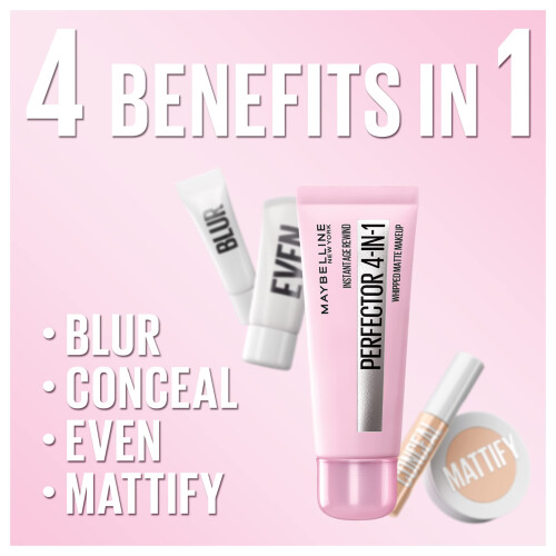Maybelline Maybelline Instant Age Rewind 4-In-1 Matte Makeup, 02 Light/Medium, 1 Count 2