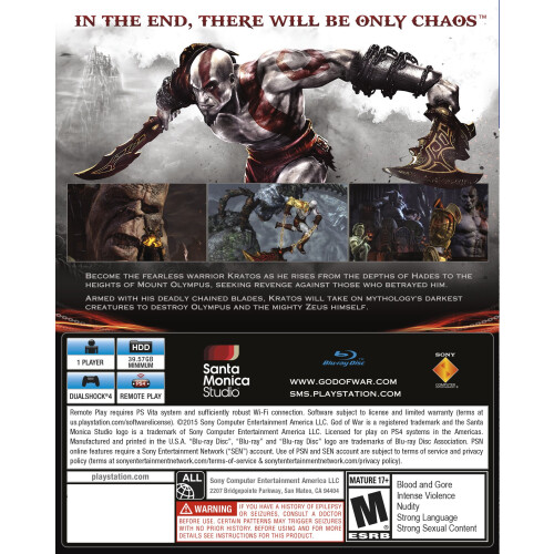 Playstation God of War 3 Remastered     PlayStation 4 1