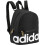 Adidas adidas linear mini mochila saco de viagem pequena preto/branco/dourado 10,5 polegadas x8,5 polegadas x5 polegadas 1