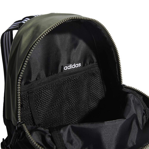 Adidas adidas linear mini mochila saco de viagem pequena preto/branco/dourado 10,5 polegadas x8,5 polegadas x5 polegadas 1
