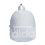 Adidas adidas linear mini mochila saco de viagem pequena tonalidade/branco/gl   ria cinza 10,5 polegadas x8,5 polegadas x5 polegadas 1
