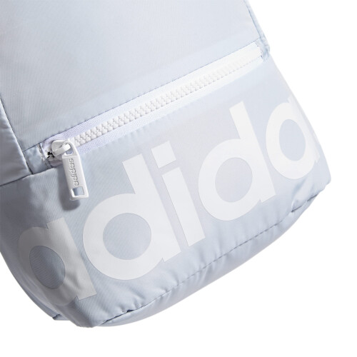 Adidas adidas linear mini mochila saco de viagem pequena tonalidade/branco/gl   ria cinza 10,5 polegadas x8,5 polegadas x5 polegadas 2
