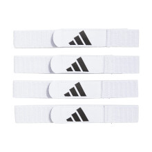 adidas Soccer Shin Guard Strap White/Black/2 One Size