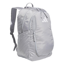 adidas Stadium Team Sports Backpack for Men and Women (36l) Durable Athletic Laptop Bag  Light Grey/4.0  One Size