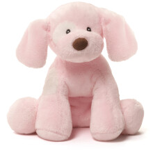 Baby GUND Spunky Barkande Valp Plush Leksak med Ljud, 8" Rosa