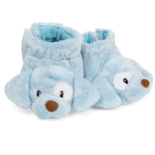 Baby GUND Spunky Puppy Rassel Booties Pl sch Baby Kleinkind Schuhe blau Einheitsgr e