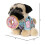 GUND GUND Doug Der Pug Donut Plüschtier, 9" 5