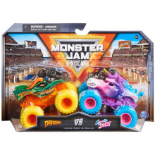 Monster Jam ?p?s? a Dragon Vs. Sparkle Smash Die-Cast Monster Trucks ??? a?a 1:64 ?a?d??? ?a????d?a ??a ?????a ?????a? 3 et?? ?a? ???