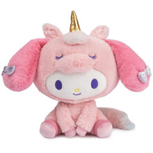 Peluche GUND Sanrio My Melody Unicorno, peluche di alta qualit per bambini da 1 anno in su, rosa, 9,5 cm