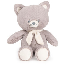 GUND Baby Kitten Plush Sostenible, Peluche Hecho de Materiales Reciclados, Decoración para Bebés, Gris/Cremoso, 13"