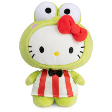 GUND Sanrio Hello Kitty Keroppi Pl schtier, Premium-Stofftier, f r Kinder ab 1 Jahr, Gr n, 9,5 Zoll