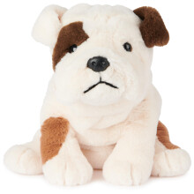 GUND Toast Bulldog tene Plyov plyov pes pro 1 a 10 let hnedobl
