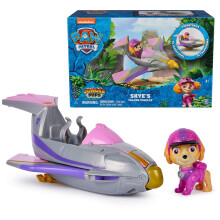 Paw Patrol Jungle Pups Skye Falcon Vehicle Toy Jet with Collectible Action Figure Kids Toys for Boys & Girls Ages 3 and Up
