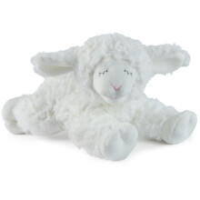 GUND Hochet en peluche durable pour bb en peluche d'agneau Winky fabriqu partir de matriaux 100 % recycls - Jouet sensoriel pour bbs Bla