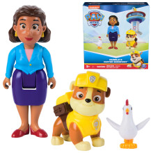 Paw Patrol Rubble Mayor Goodway & Chickaletta Figurk Gyerekjtkok fiknak s lnyoknak 3 ves kortl